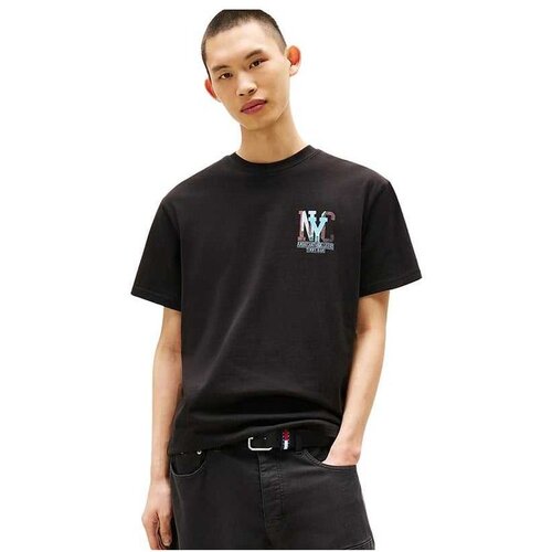 Tommy Hilfiger crna majica za mu&amp;scaron;karce Slike