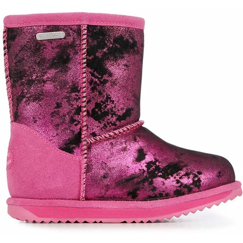 EMU Australia Dječje cipele za snijeg od brušene kože Brumby Spray boja: ružičasta