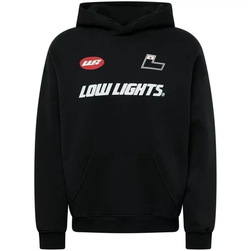 Low Lights Studios Sweater majica 'Rally' crvena / crna / bijela