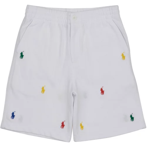 Polo Ralph Lauren Kratke hlače & Bermuda PREPSTER SHT-SHORTS-ATHLETIC Bela