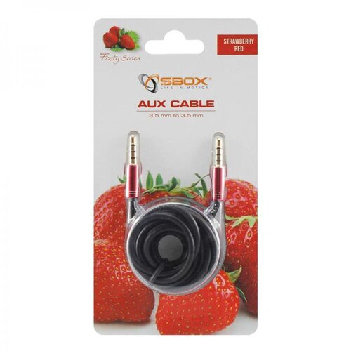 S Box KABEL 3,5-3,5mm M/M 1,5M Fruity Blister Creveni Slike