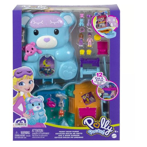 Mattel Polly Pocket: Teddy medvedek torba z dodatki Igralni set Slike