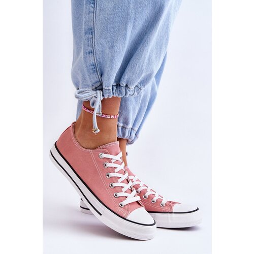 Kesi Classic Low Womens Sneakers Dark Pink Vegas Cene