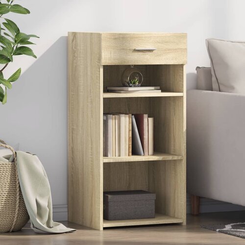 VidaXL Komoda sonoma hrast 45x42,5x93 cm inženirski les Slike