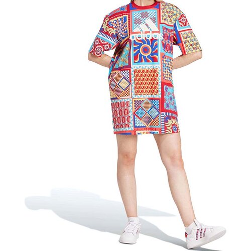 Adidas haljina farm dress boblue/powred za žene Slike