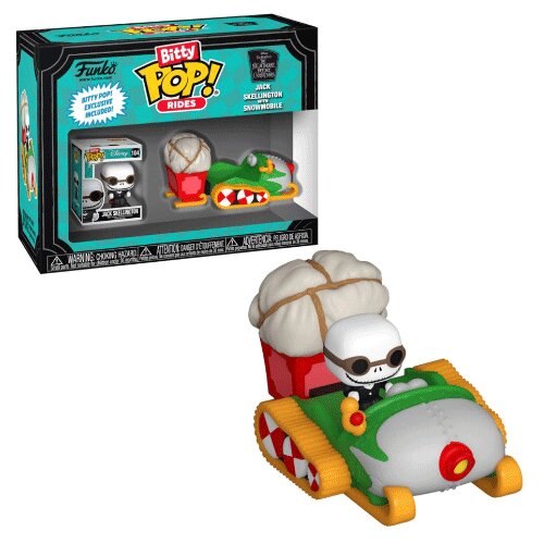 Funko Figura Bitty Pop Ride The Night Before Christmas Jack Skellington w/Snowmobile 063661 Cene