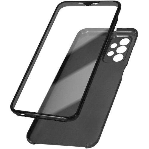AVIZAR galaxy M23 5G in A23 5G integral front transparent and rigid back black case, (20639751) Cene