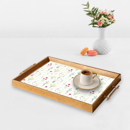 Aberto Design Poslužavnik TPEA9789 50 x 29 x 3.5 cm, Šareni Cene