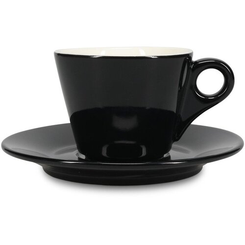 BonBistro Crni porculanski čajni tanjurić &amp;oslash; 15,5 cm Barista &amp;ndash; Slike