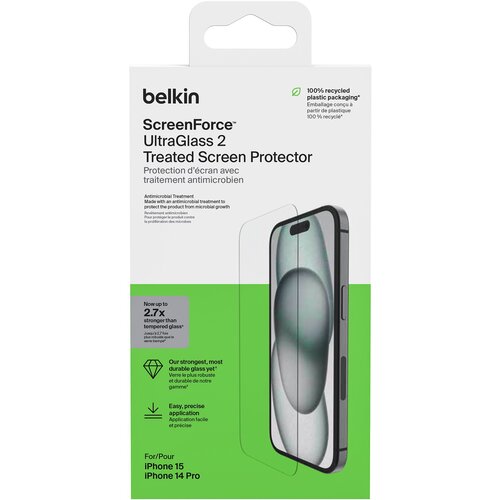 Belkin Screenforce UltraGlass2 antiba.iPhone 15/14Pro OVA131zz Cijene
