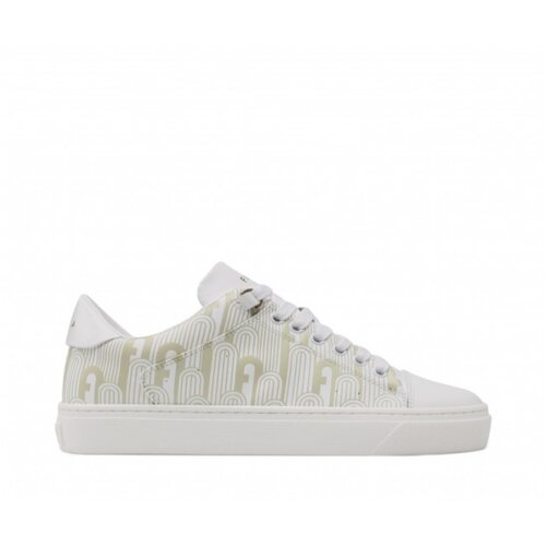 Furla Black Polyethylene Low Top Sneakers