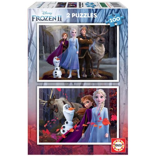 Frozen Puzzle 2 - 2 x 100 dijelova Cene