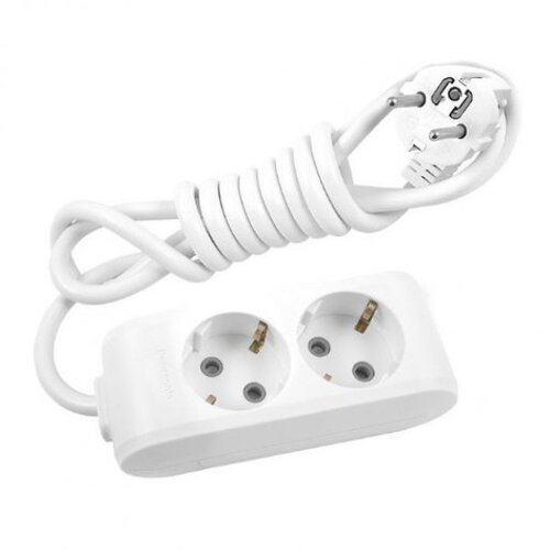 Panasonic Priklj.prenosna dvostruka 2Mx3m 3x1,5mm2 16A 250V WLTB0423-2WH EU4 X-tendia bela Cene