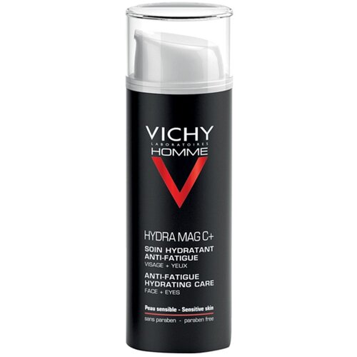 Vichy Homme HYDRA MAG C+ Hidrantna nega protiv znakova umora za lice i područje oko očiju, 50 ml Slike