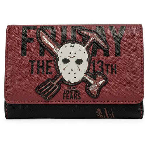 Loungefly Friday The 13th Jason Mask Tri-Fold Wallet Cene