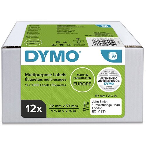 Dymo etikete lw - vi&scaron;enamenske nalepnice 57x32 10+2 gratis Cene