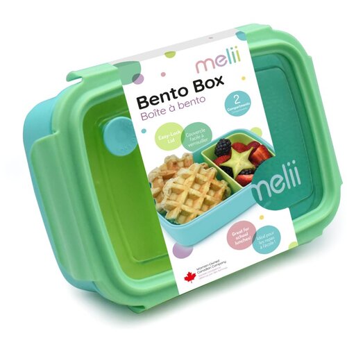 Melii Bento Box kutija za užinu Blue, Mint, Lime 880 ml Cijene