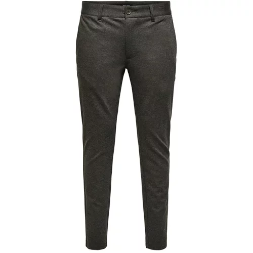 Only & Sons Chino hlače 'Mark' temno rjava