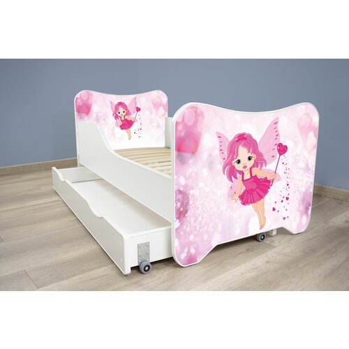 Happy Kitty dečiji krevet + fioka fairy 160x80cm Slike