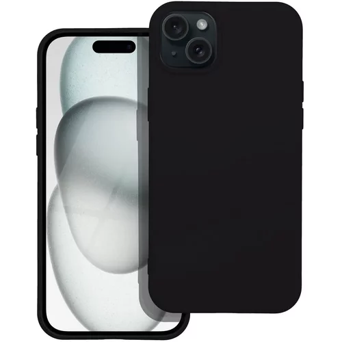  Gumijasti / gel etui Silicone Lite za Apple iPhone 15 Plus (6.7") - črni