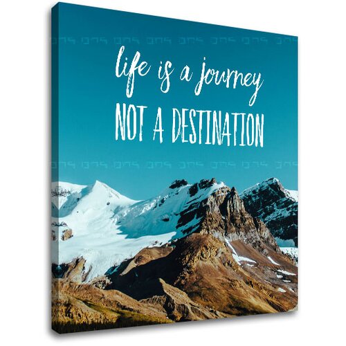  Motivaciona  slika na platnu about life_002 (moderne slike sa) Cene