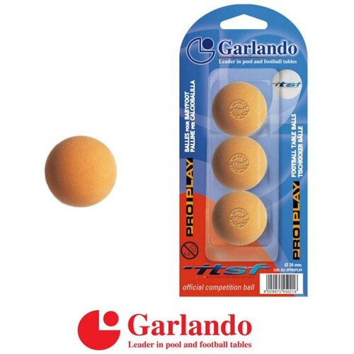 Garlando loptice Pro-Play za natjecanje stolnog nogometa 3x Slike