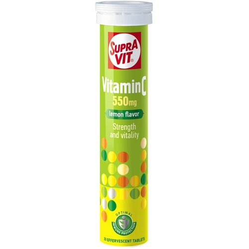 Supravit vitamin c 550mg 20 šumećih tableta 112698 Cene