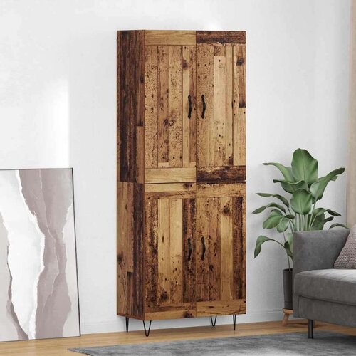  Visok predalnik Star les 69,5 x 34 x 180 cm Konstruiran les, (5000107498) Cene