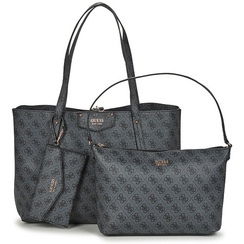 Guess Nakupovalne torbe ECO BRENTON TOTE Črna Slike