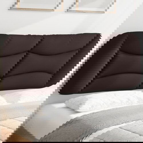 vidaXL Jastuk za uzglavlje tamnosmeđi 140 cm od tkanine Cene