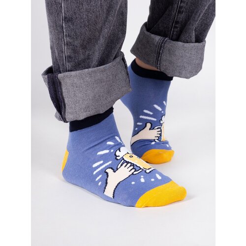 Yoclub Man's Cotton Socks Patterns Colors SKS-0086F-B800 Slike