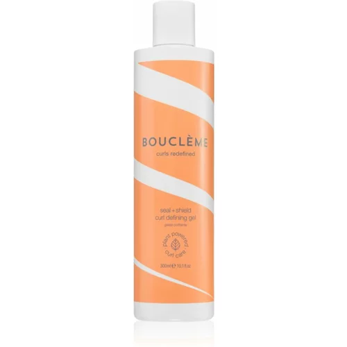 Bouclème Seal + Shield Curl Defining Gel stiling gel za učvrstitev naravno valovitih las proti krepastim lasem 300 ml