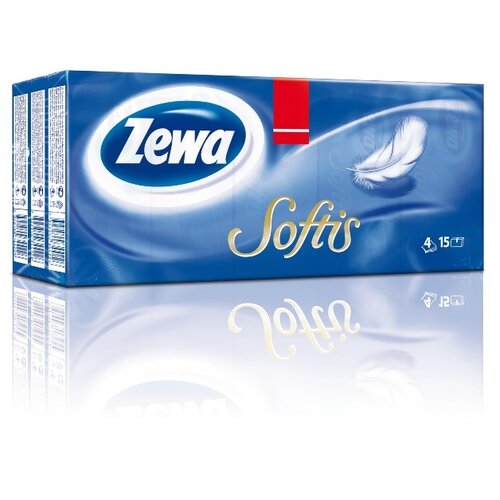 Zewa papirne maramice 15 pakovanja Slike