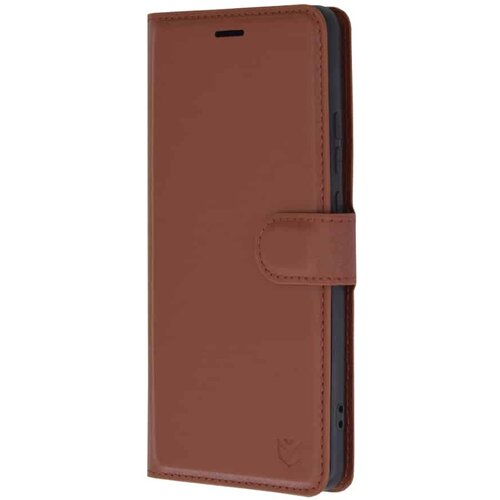 Techsuit Leather Folio preklopna maska za Motorola Edge 50 Pro &amp;ndash; smeđa Slike
