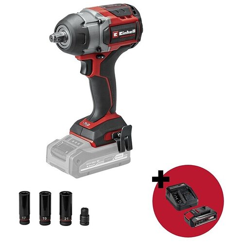 Einhell Power X-Change 18V Set orodij (Akumulatorski udarni vijačnik TP-CW 18/750-C Li BL-Solo + Starter set) productname.garantie.plussign BAUHAUS garancija 5 let za naprave na električni ali motorni pogon Slike