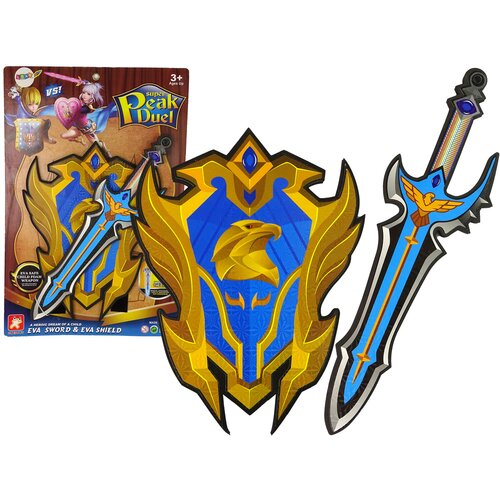 Blue Warrior Sword Shield Set from EVA Foam. Slike