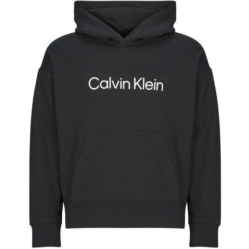 Calvin Klein Jeans Puloverji LS STANDARD LOGO PREMIUM TERRY P Črna Slike