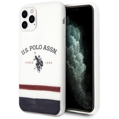 U.S. Polo Assn. OVITEK TRIKOLOR ZA IPHONE 11 PRO, BEL, (21834028) Cene