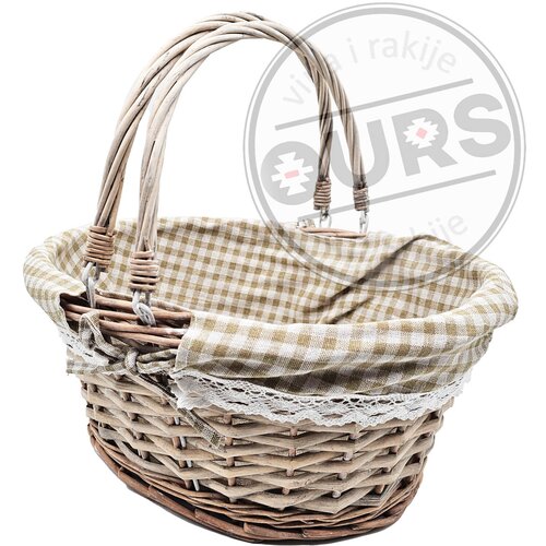  Pletena Korpa postavljena velika Cene