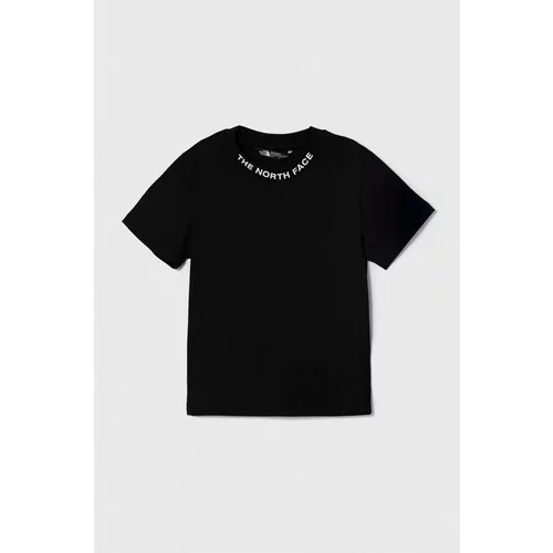 The North Face Bombažna kratka majica NEW SS ZUMU TEE črna barva