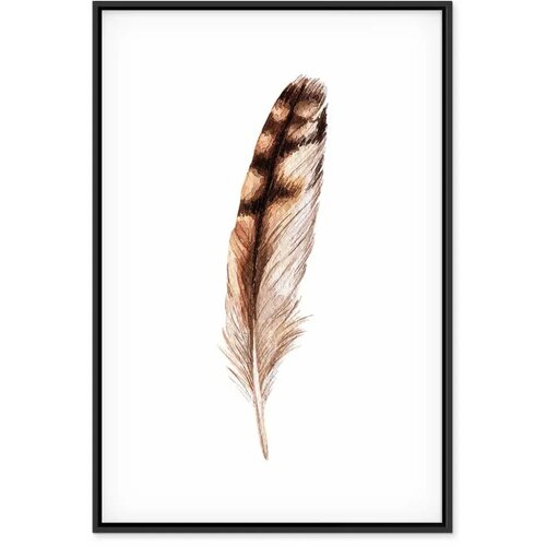  Slika - Magic Feather (1 Part) Vertical 40x60 U crnom drvenom okviru Cene