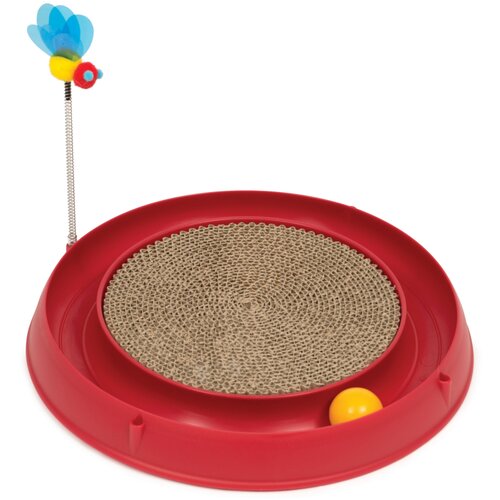 Catit Play-N-Scratch igračka – 3 in 1 - oko Ø 36 x V 25 cm (crvena) Cijene