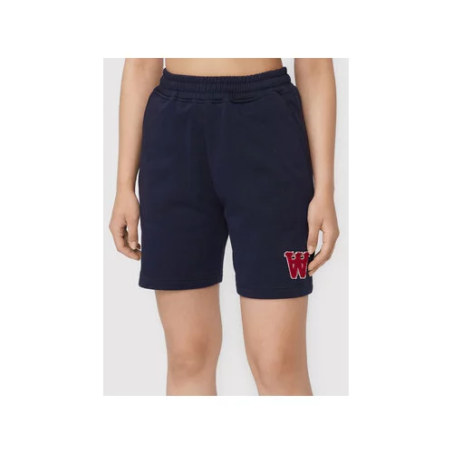 Wood Wood Športne kratke hlače Lis 10231800-2424 Mornarsko modra Regular Fit