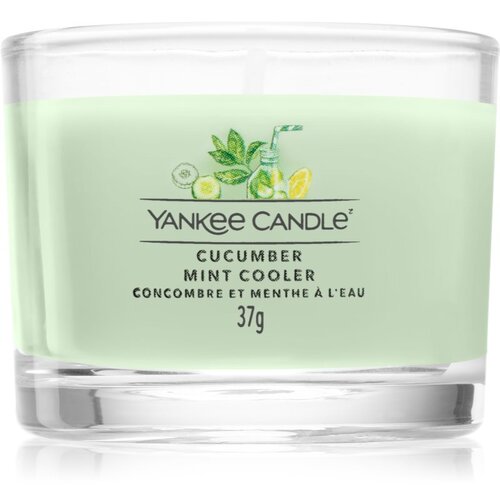 Yankee Candle Cucumber Mint Cooler mala mirisna svijeća bez staklene posude Signature 37 g Slike