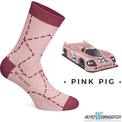 Heel Tread muške čarape "porsche pink pig" HT-PINKPIG-L Cene
