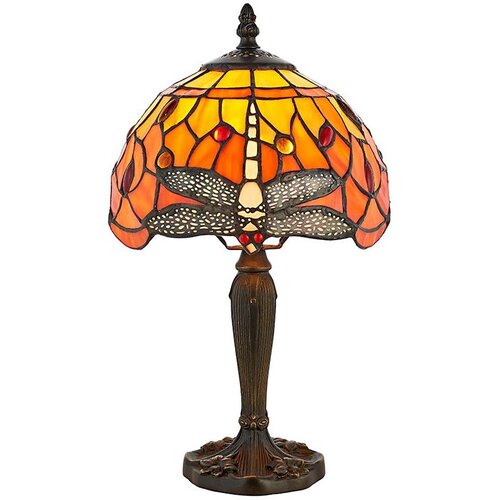  Endon 64091 - Stona lampa Tiffany DRAGONFLY 1xE14/40W/230V prečnik 20 cm Cene