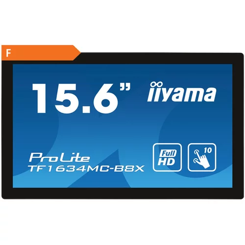 Iiyama prolite TF1634MC-B8X 39,5cm (15,6") ips hdmi/dp/vga led monitor
