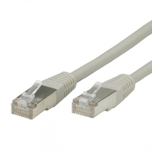 Secomp ROLINE S/FTP(PiMF) Cable Cat.7 with RJ45 Connector 500 MHz LSOH grey 1.0m Cene
