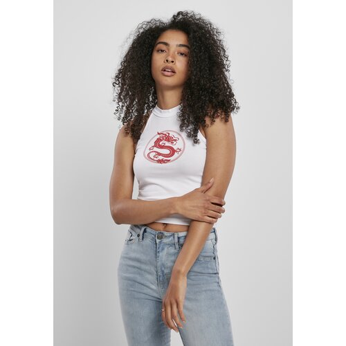 Mister Tee Women&amp;#039;s turtleneck with a short top in white Slike