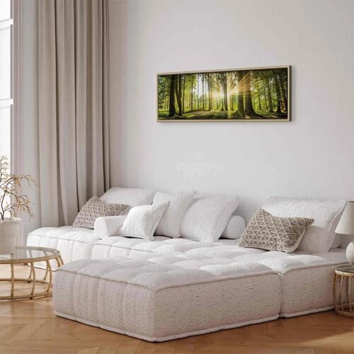  Slika - Daylight 90x30 U prirodnom drvenom okviru Slike